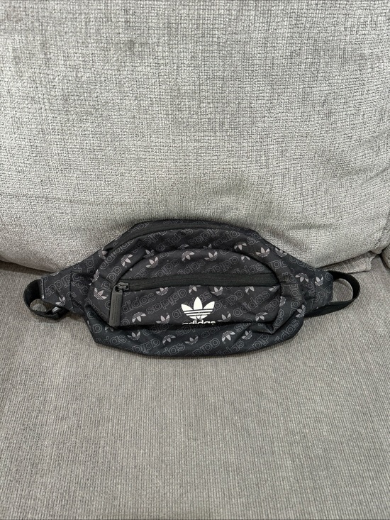 adidas Handbags - Adidas Fanny Pack Crossbody Belt Bag All Over Print Black